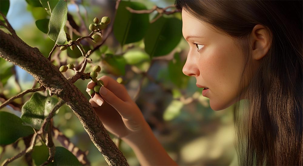 La cueillette des bourgeons dans le respect de la nature